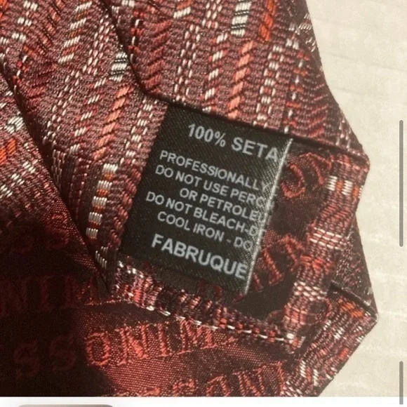 Missoni classic silk‎ tie